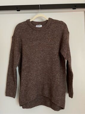 Heather Taupe Crewneck Sweater